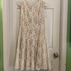 Ivory lace dress